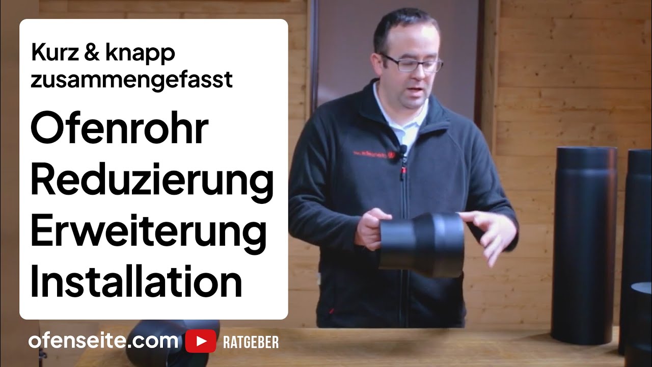 Ofenrohre: Länge, Durchmesser, Einbau, Vorschriften - alles Wichtige zusammengefasst | ofenseite.com
