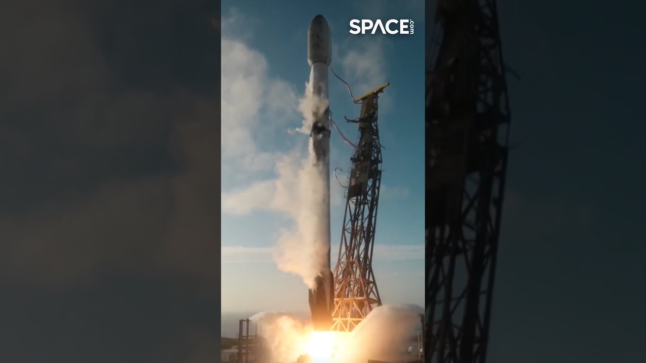 SpaceX launches classified Space Force mission 🚀 #spacex #spaceforce #falcon9 #launch #space #shorts