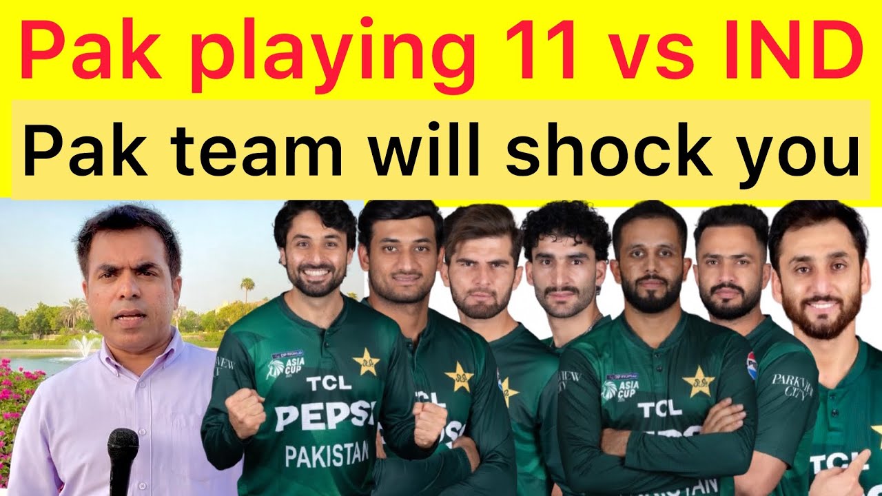 BREAKING 🛑 Pakistan Playing 11 vs India | former cricketer should stop negative ￼Opinion | Pak v IND