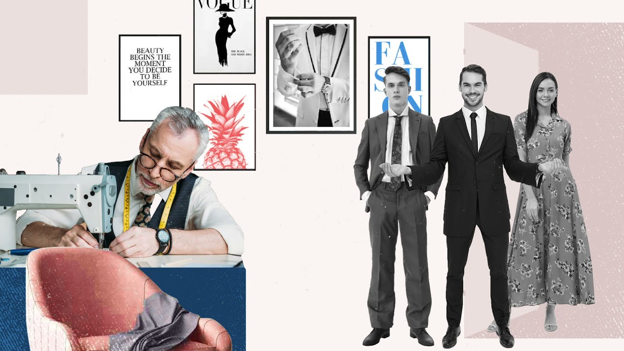 Collage Motion Graphics Explainer Video | Tailor Voucher
