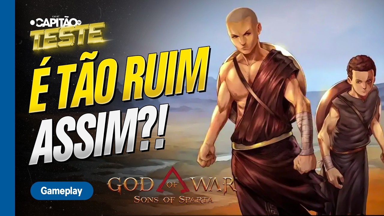 Joguei o novo God of War... SERÁ QUE É TÃO RUIM ASSIM? | God of War Sons of Sparta | Teste #74
