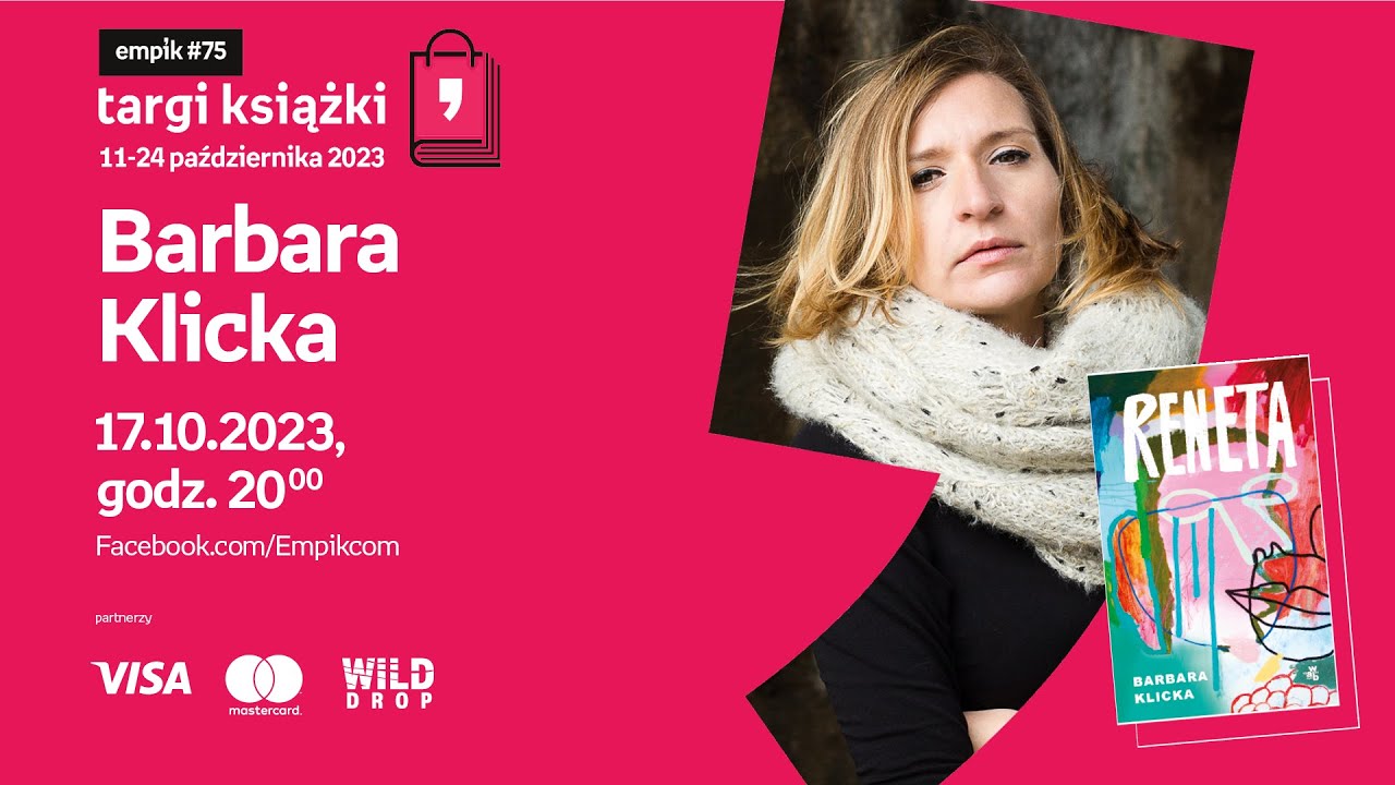 Barbara Klicka &ndash; PREMIERA &ndash; Targi Książki Empiku 17.10.2023 g.20:00