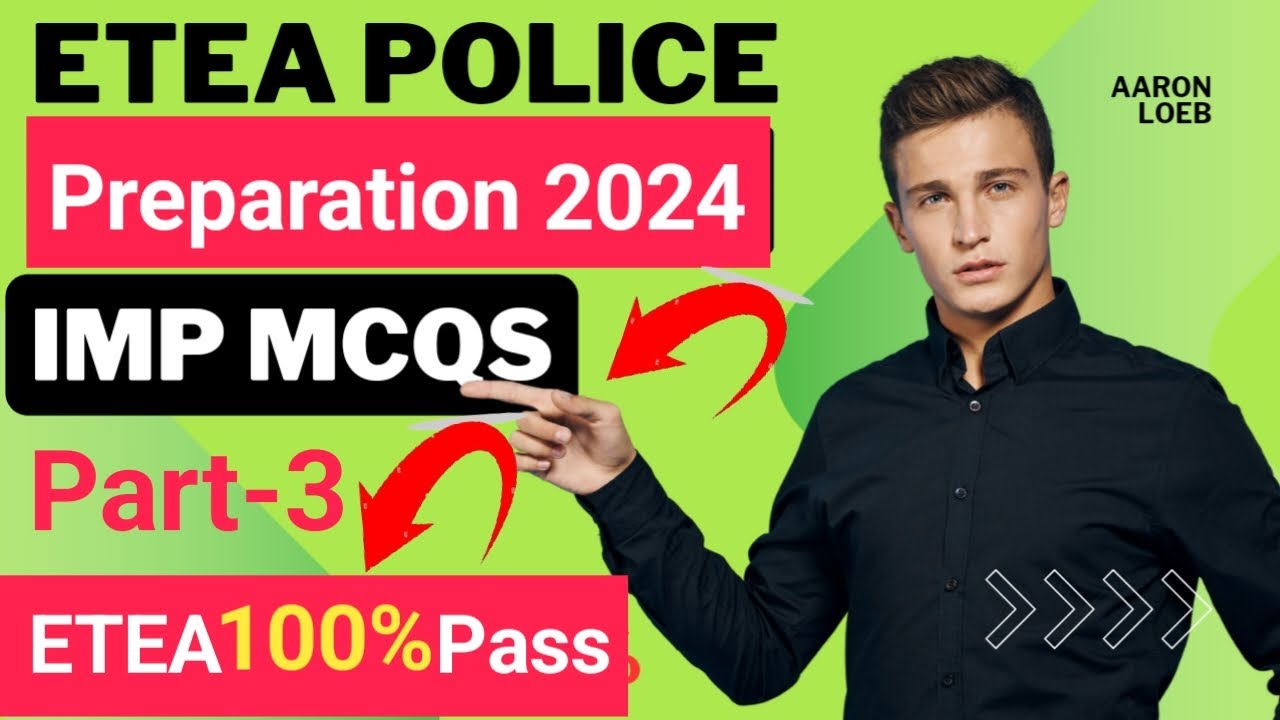 Police Constable Test Preparation 2024 || ETEA Test Ki Tyari || IMP Questions for upcoming ETEA Test