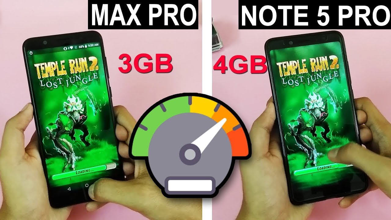 Zenfone Max Pro M1(3GB) vs Redmi Note 5 Pro SPEEDTEST | HINDI