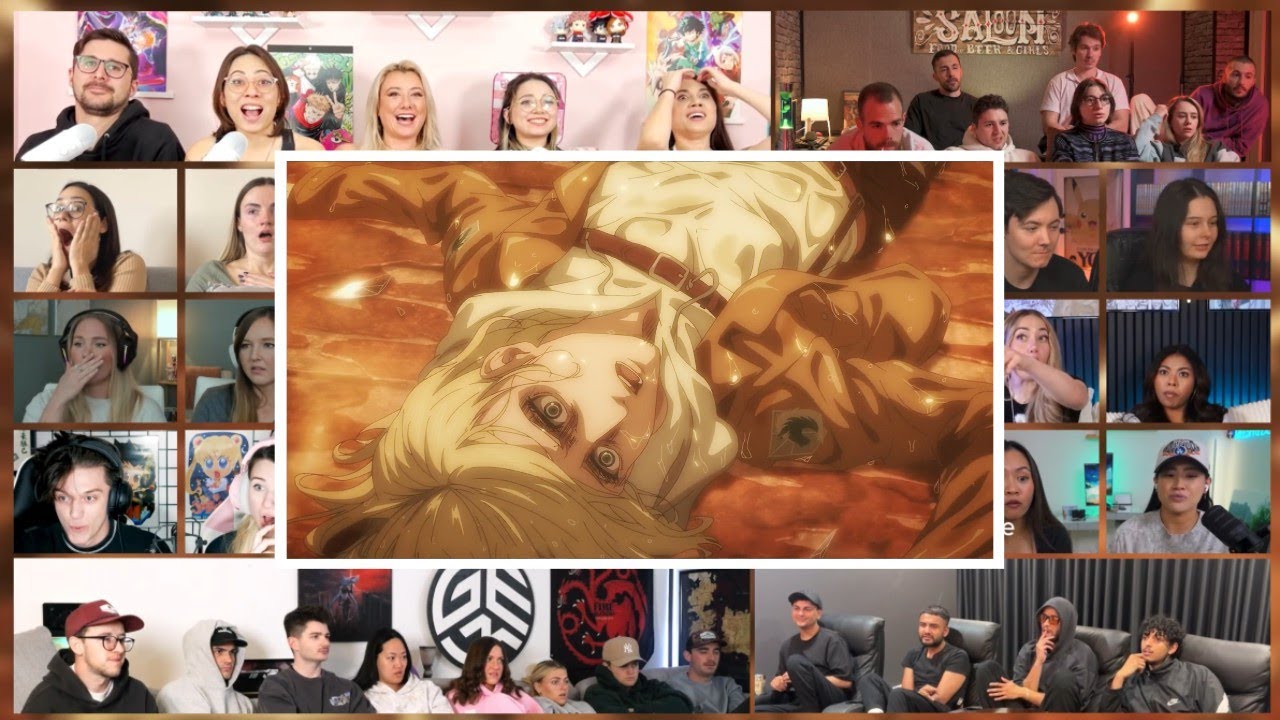 Attack on Titan Season 4 episode 22 Mega Reaction Mashup  | 進撃の巨人  | Shingeki no Kyojin