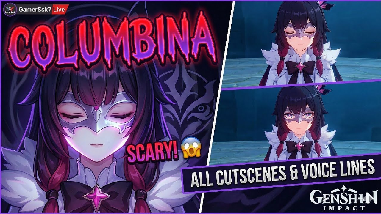 All Columbina Cutscenes in Genshin Impact By GamerSsk7 