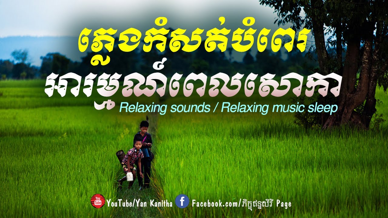 ភ្លេងកំសត់បំពេរអារម្មណ៍ | The Best Relaxing Music​ | Music relieves anxiety and stress