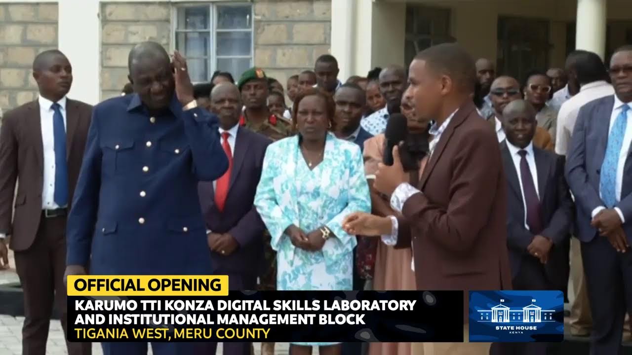 Official opening of Karumo TTI Konza Digital Skills Laboratory and opening of Institutional Manag…