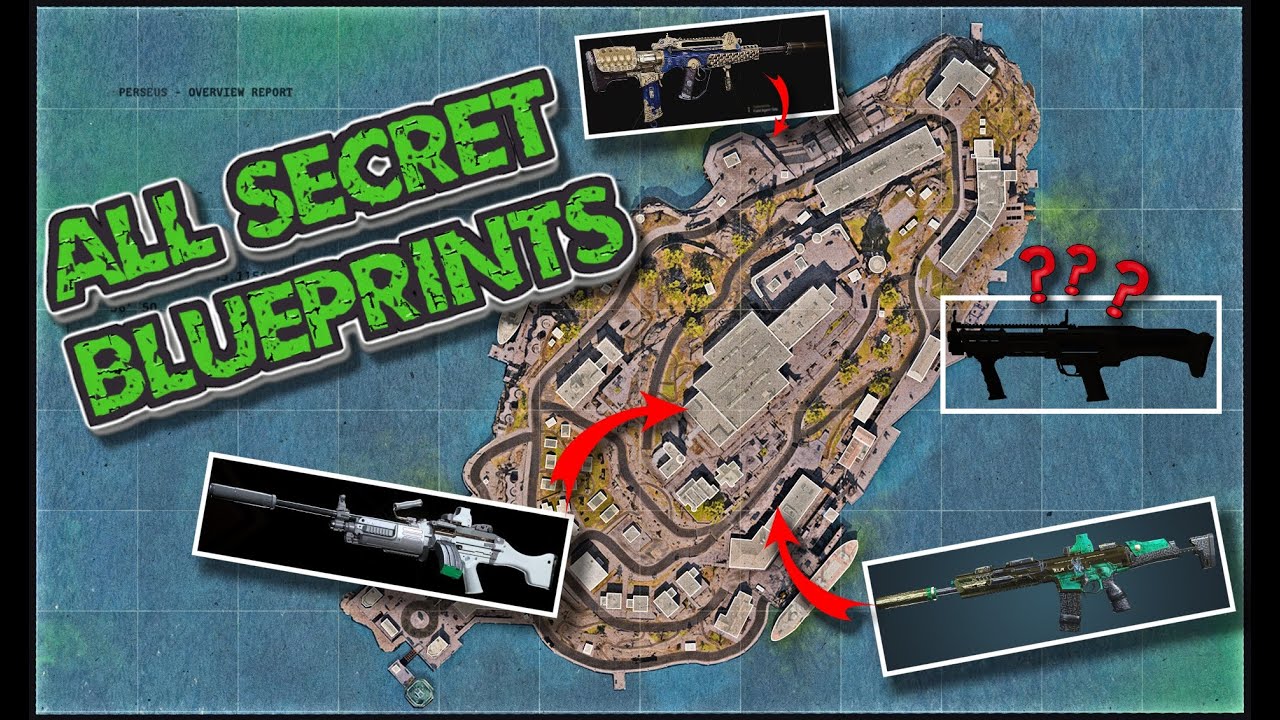 Rebirth Island Blueprint Locations - All 15 secret hidden blueprints guide!