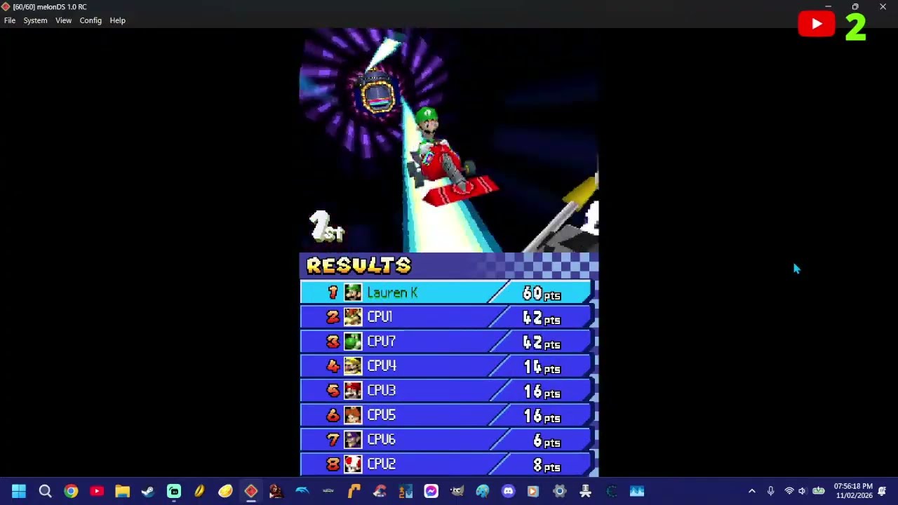 Mario Kart DS Luigi