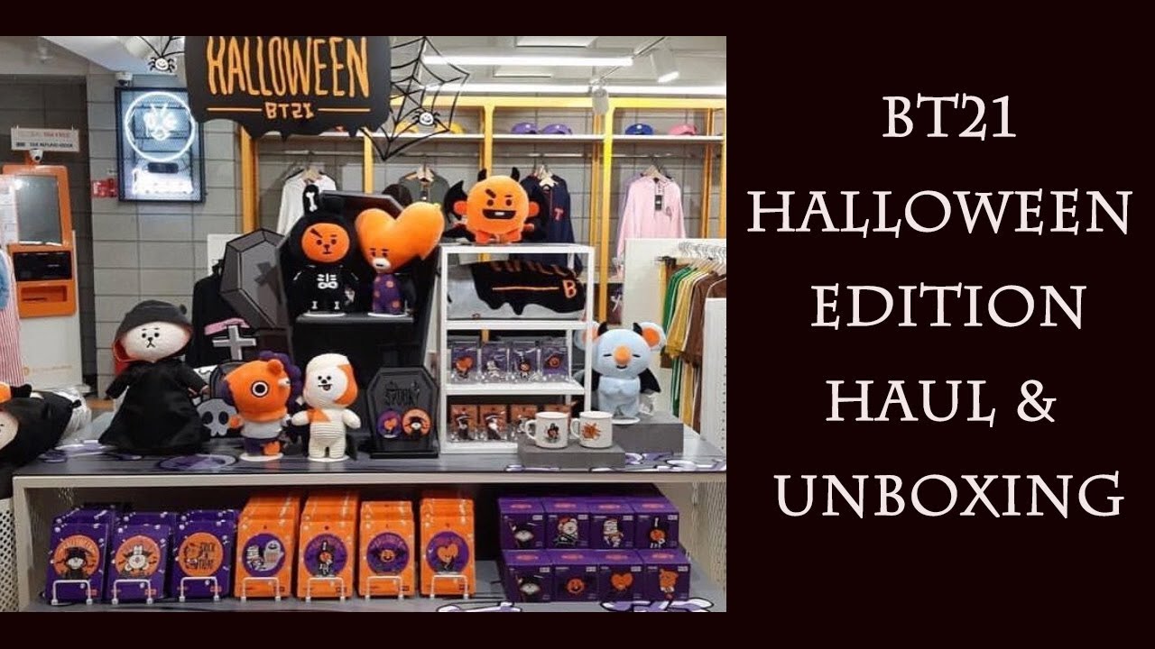 HauL & Unboxing BT21 Halloween Edition(BT21 할로윈 언박싱)