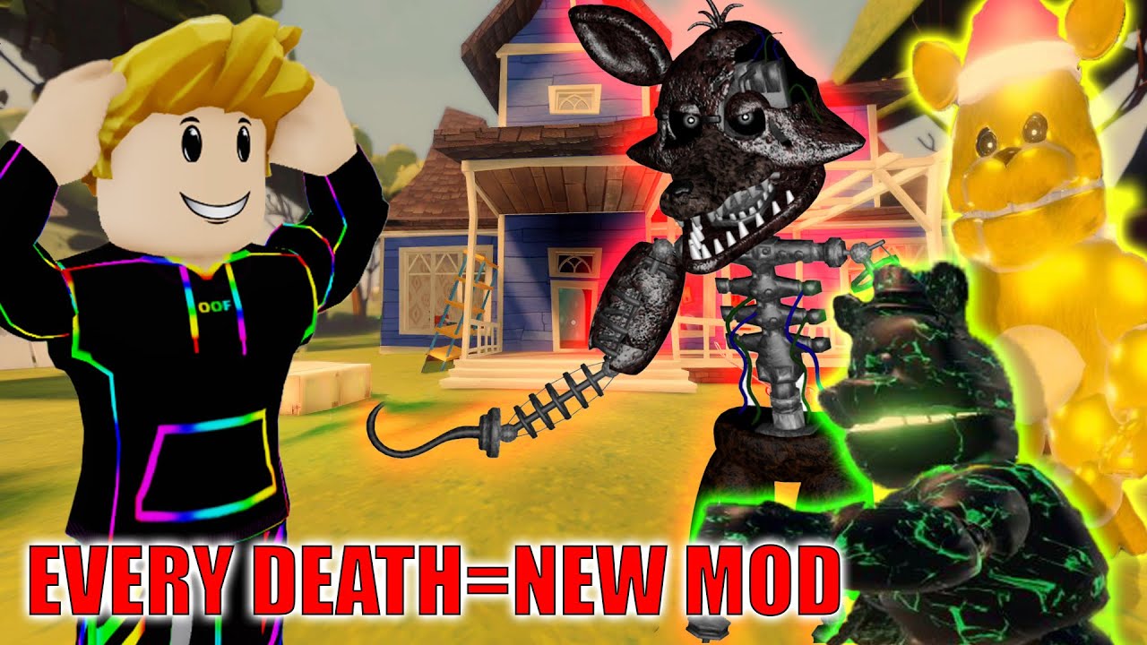 Fredbear But Every DEATH The Mods Get HARDER!!