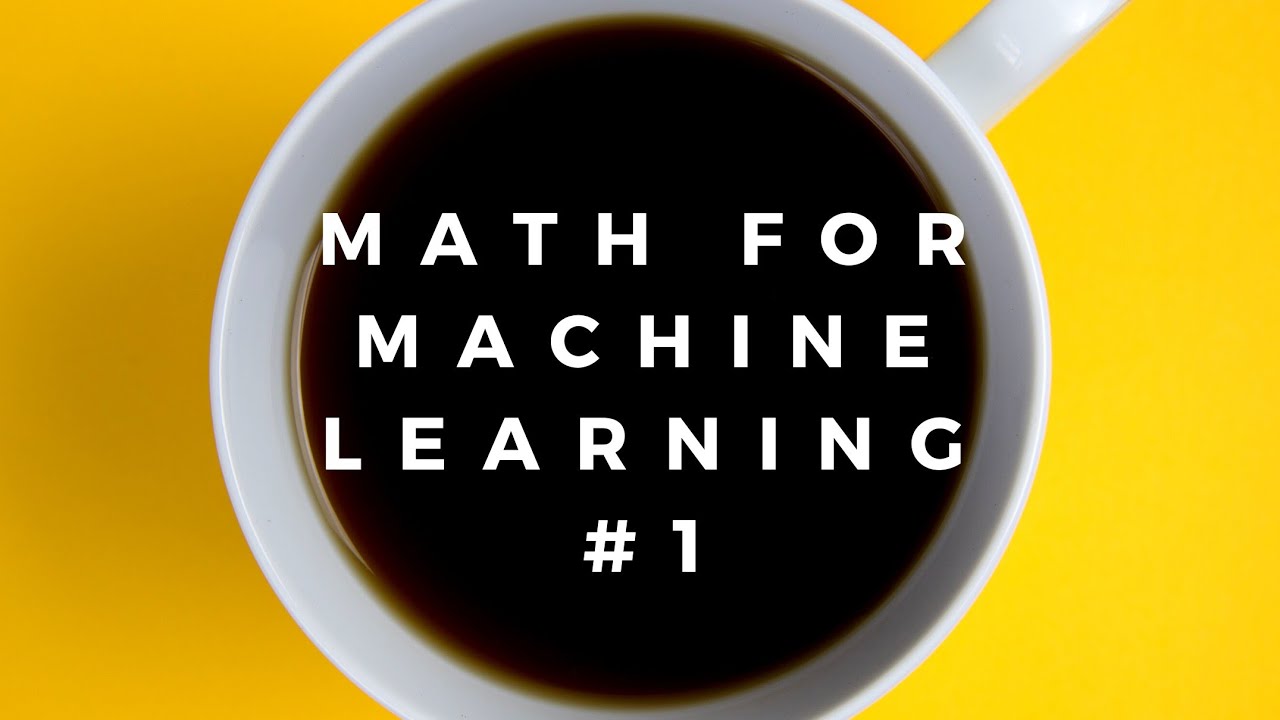 Mathematics for Machine Learning | 1 Introduction