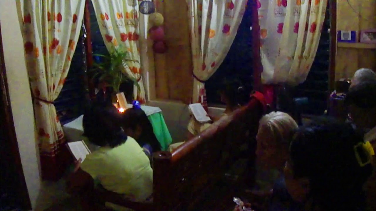 Pasyon or Pabasa during Holy Week - Bicol Version
