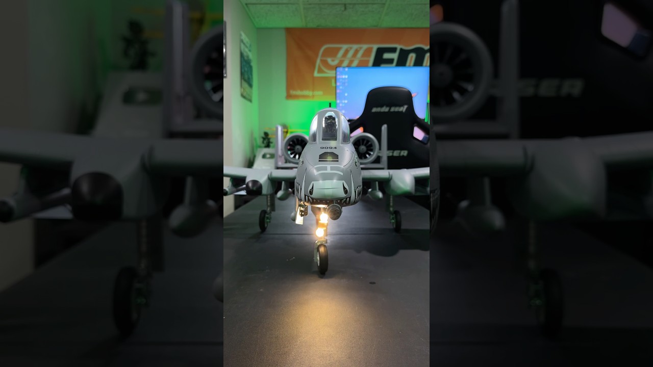 Sights & Sounds Of a NEW RC A-10 Jet!