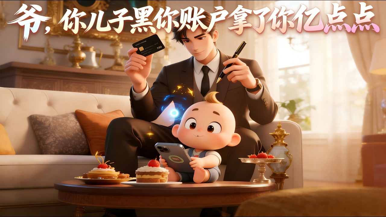 【FULL】一口氣看完《爷，你儿子黑你账户拿了你亿点点》傅深硯與沈唸因宋安安設計的誤會離婚四年後，沈唸帶着四胞胎兒子回歸 S 市處理母親遷墓事宜。