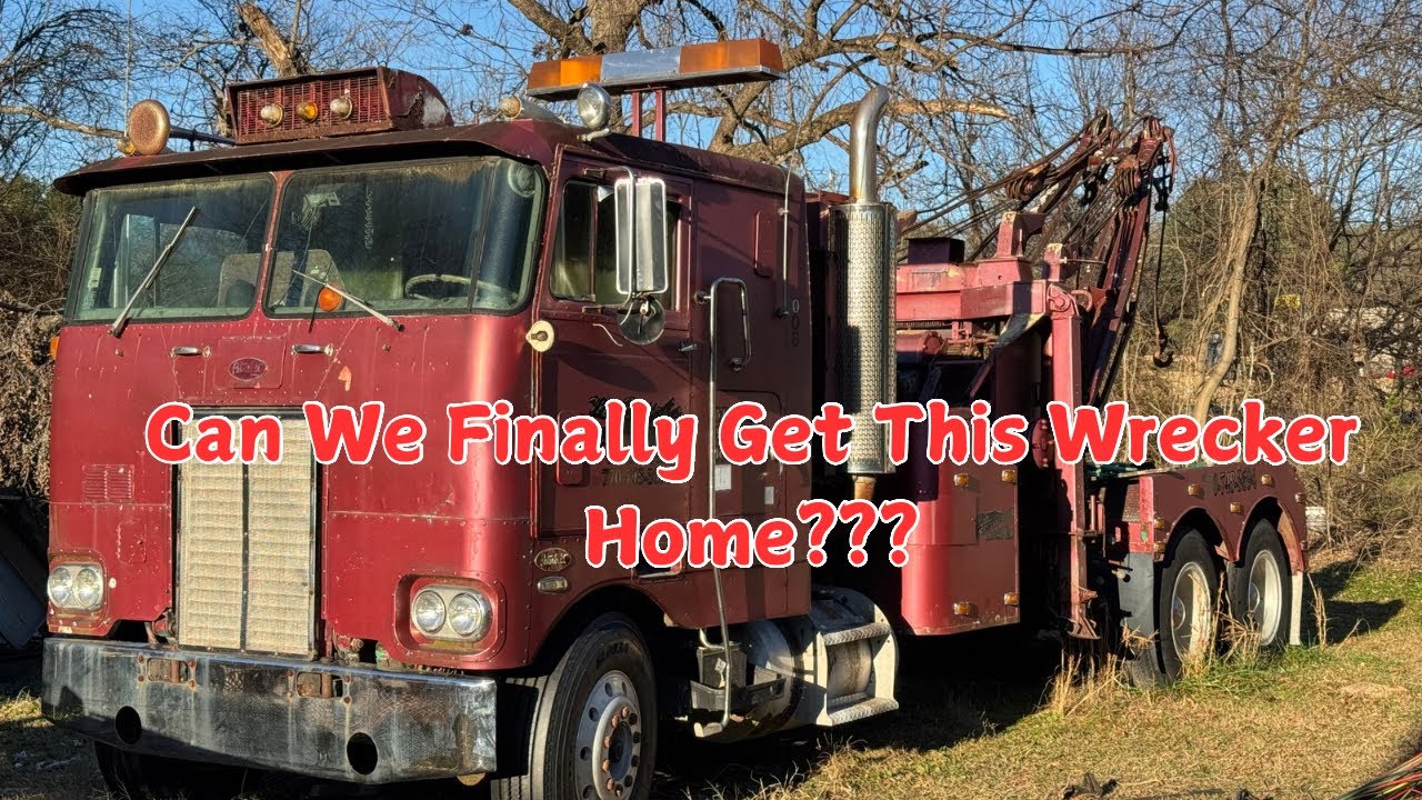 Peterbilt 352 Cabover Wrecker, We Found The Leaks But Will It Drive???