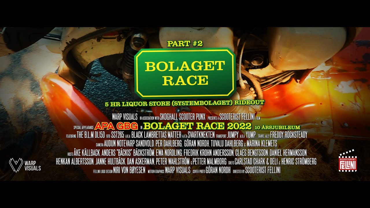 Bolaget Race 2022. Episode 2. Scooter Rally in Sweden. Lambretta DL SST265. Scooterpunx unite!