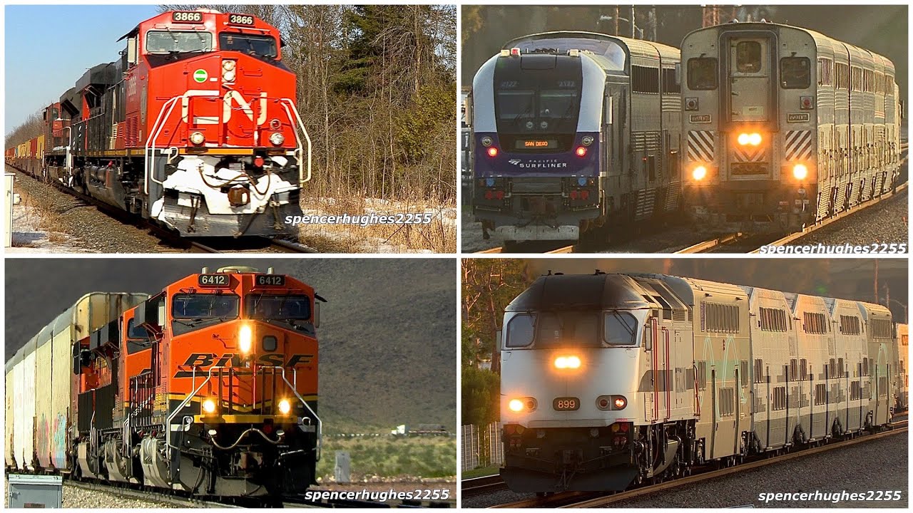 Trains 2020! CN Amtrak Metrolink & BNSF
