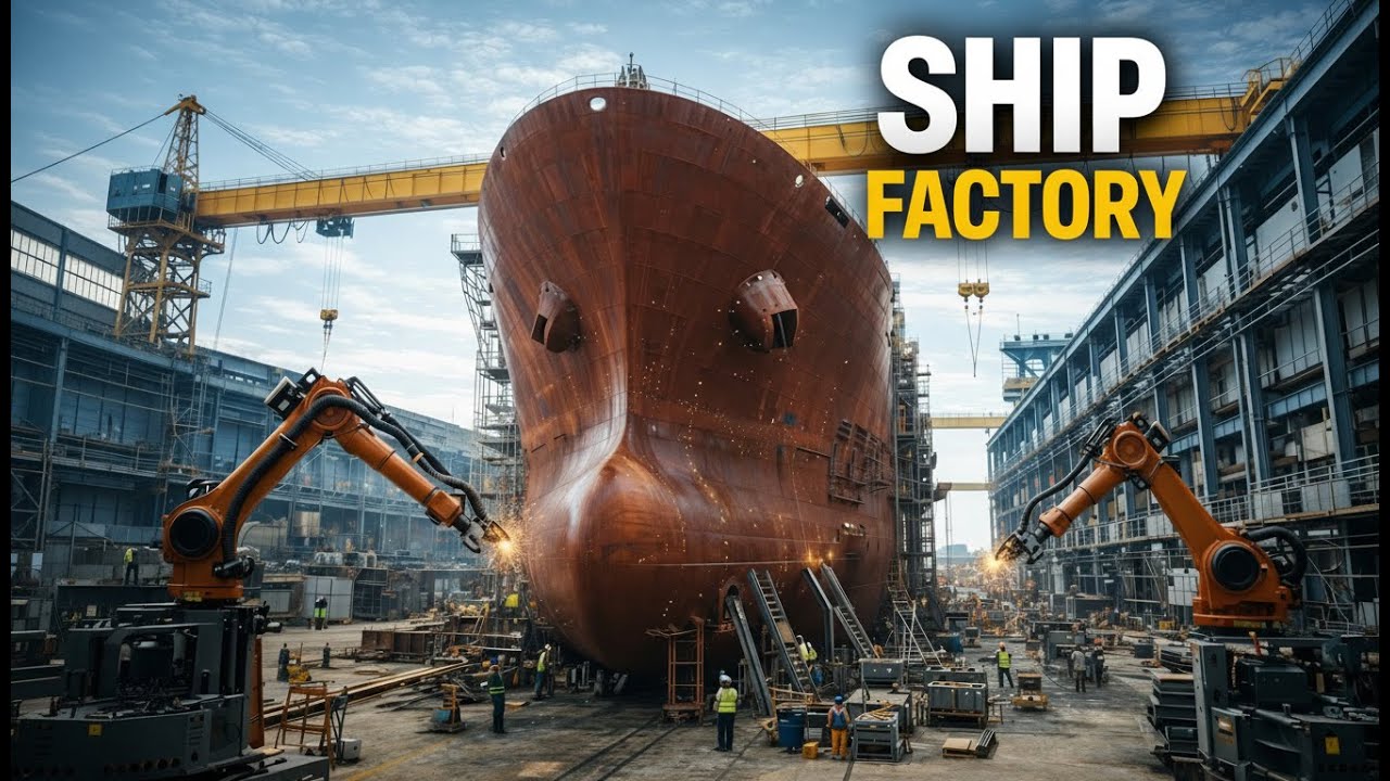 How Giant Ships Are Built | Inside the World’s Largest Factory