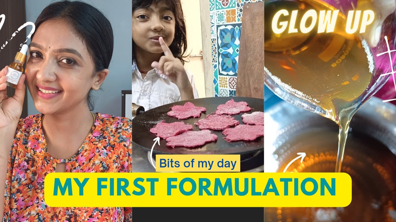 Glow up🌟 Launching my first formulation✅🥳 Bits of my day💯#anbudanpriya