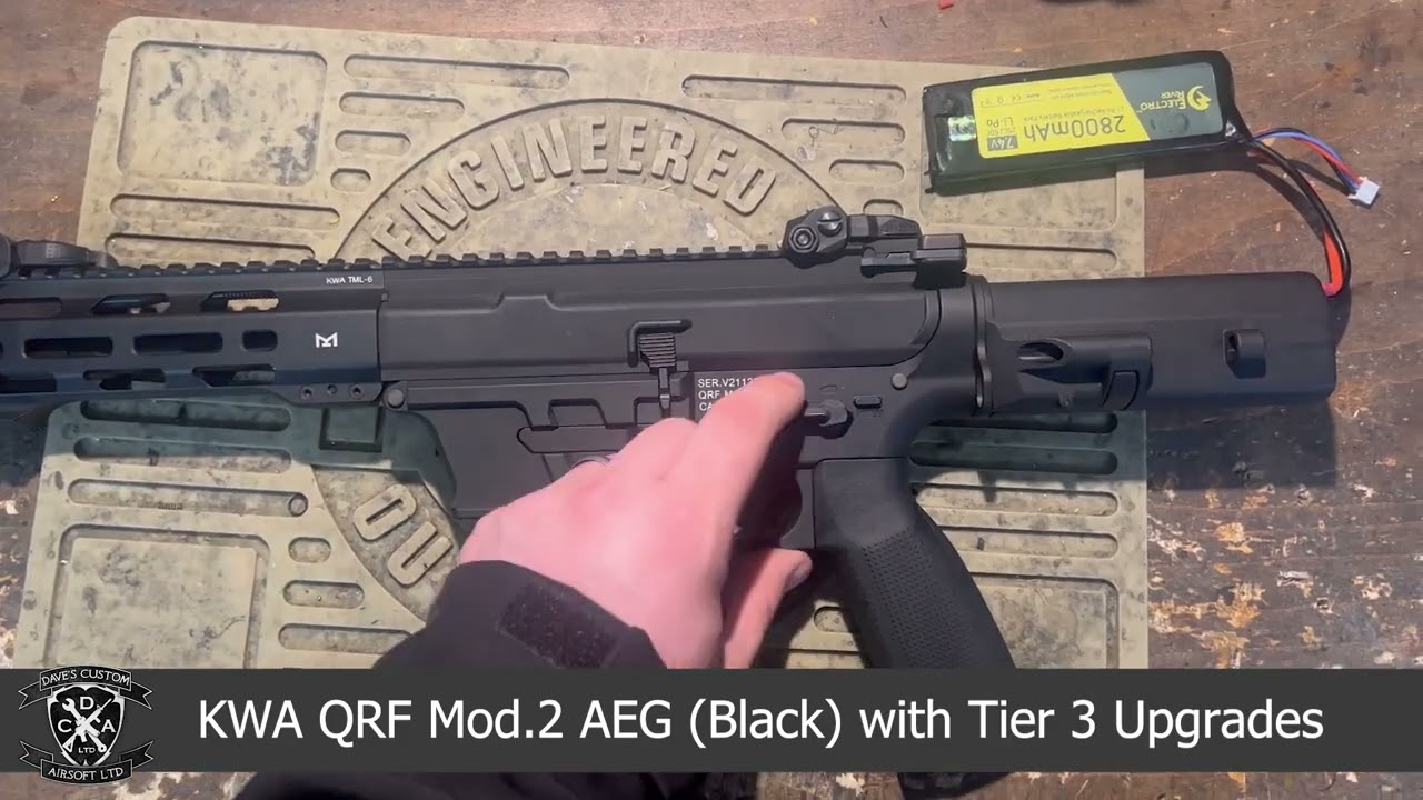 KWA QRF Mod 2 AEG - With Tier 3 & GATE Titan Upgrade