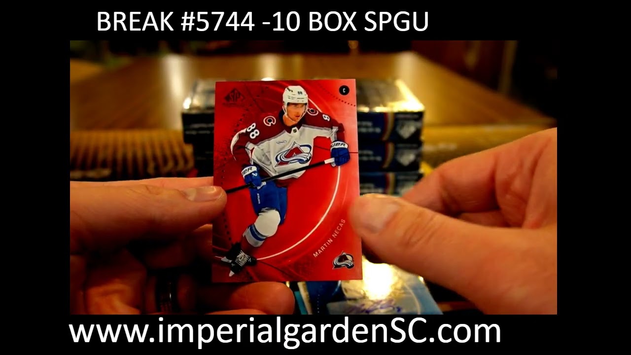 BREAK #5744: 10 BOX 2025-26 #upperdeck SP GAME USED (SPGU) NHL HOCKEY CASE BREAK