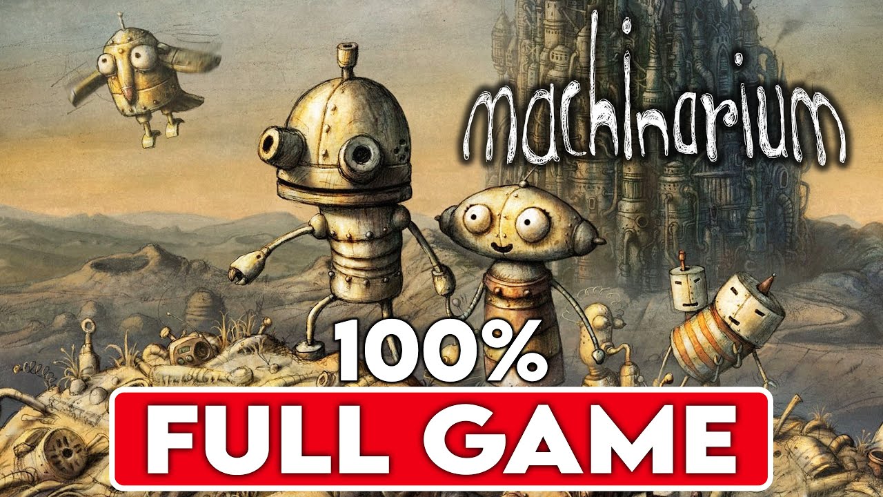 MACHINARIUM Gameplay Walkthrough 100% Achievements FULL GAME - No Commentary