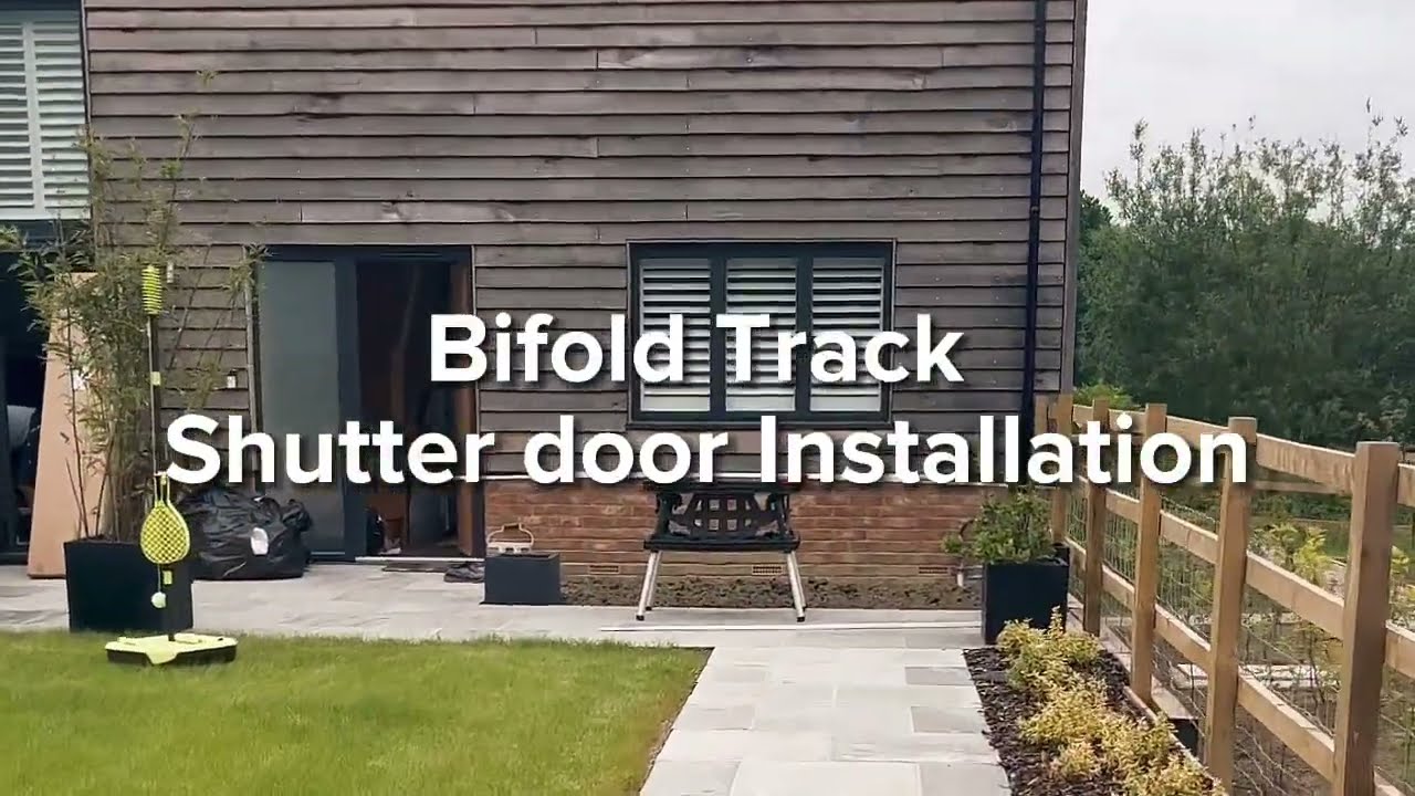 Shutter bifold door installation in Maidstone Kent