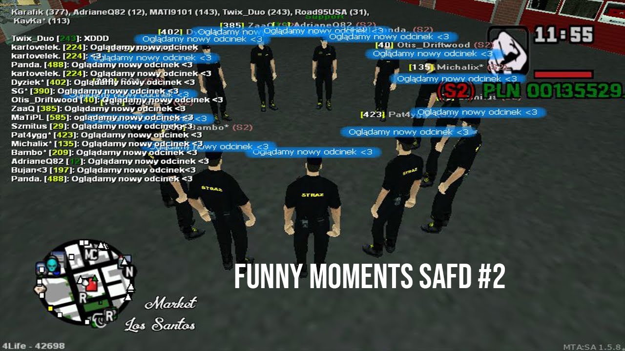 FUNNY MOMENTS ze służby SAFD #2 | MTA 4LIFE