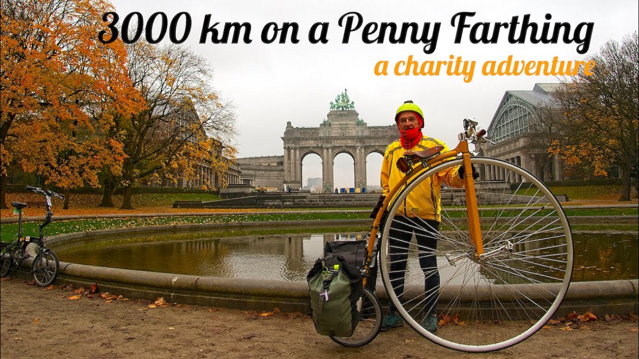 3000 km on Penny Farthing #pennyfarthing#bikepacking#bicycletouring
