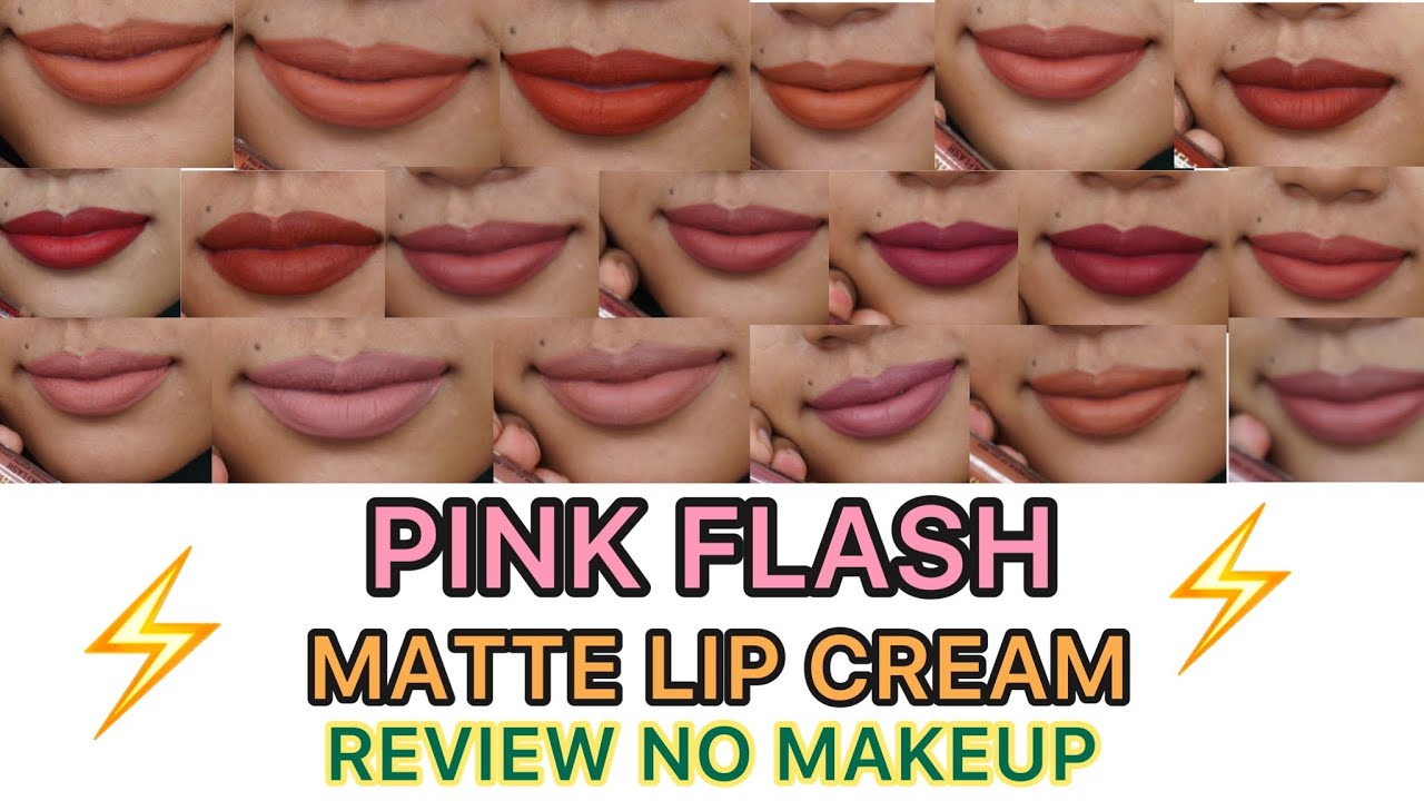 PINK FLASH REVIEW & SWATCHES TANPA DANDAN LENGKAP