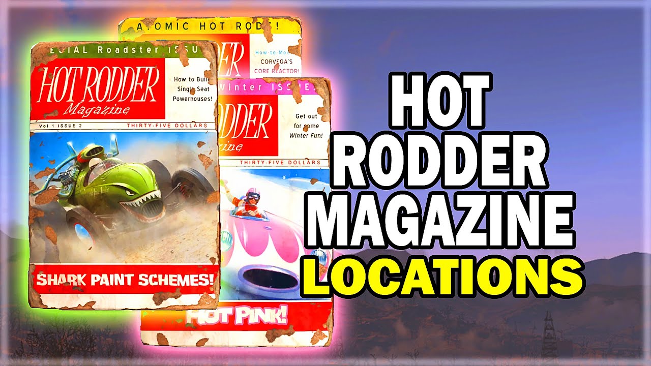 All Hot Rodder Magazines Locations - Fallout 4 Magazines Guide