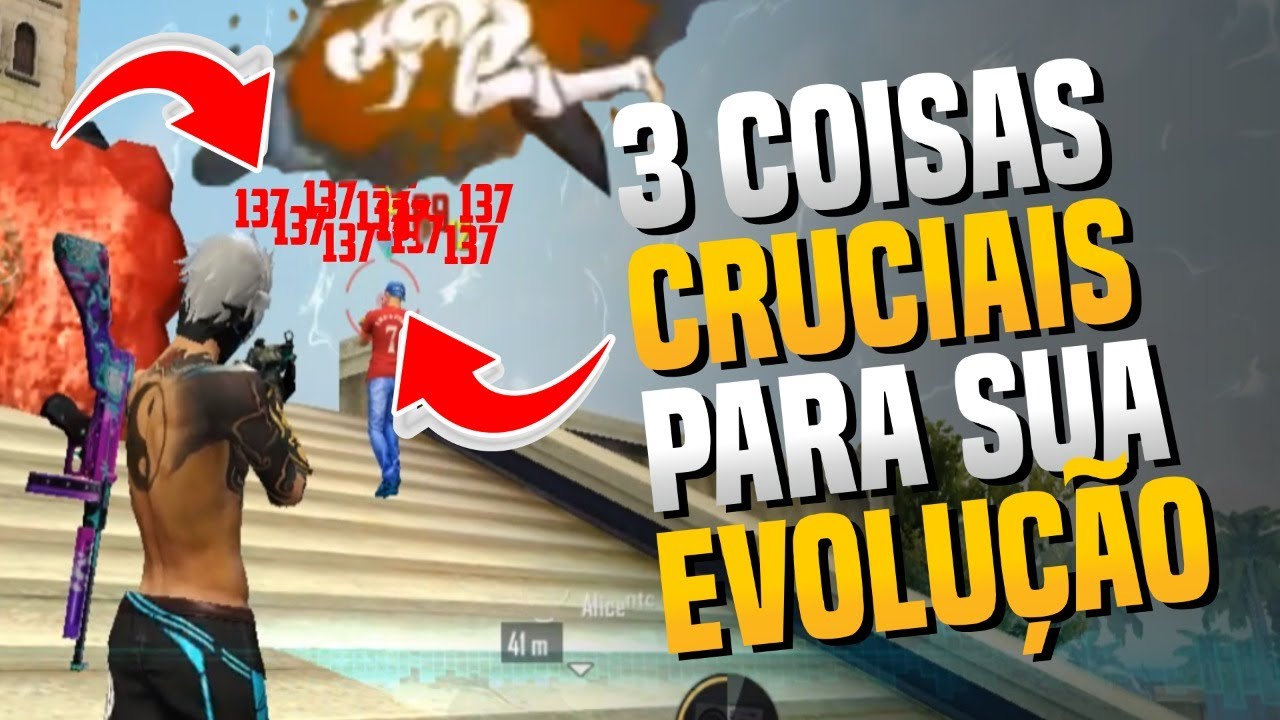 3 COISAS QUE VOCÊ PRECISA SABER DE COMO EVOLUIR NO FREE FIRE !!