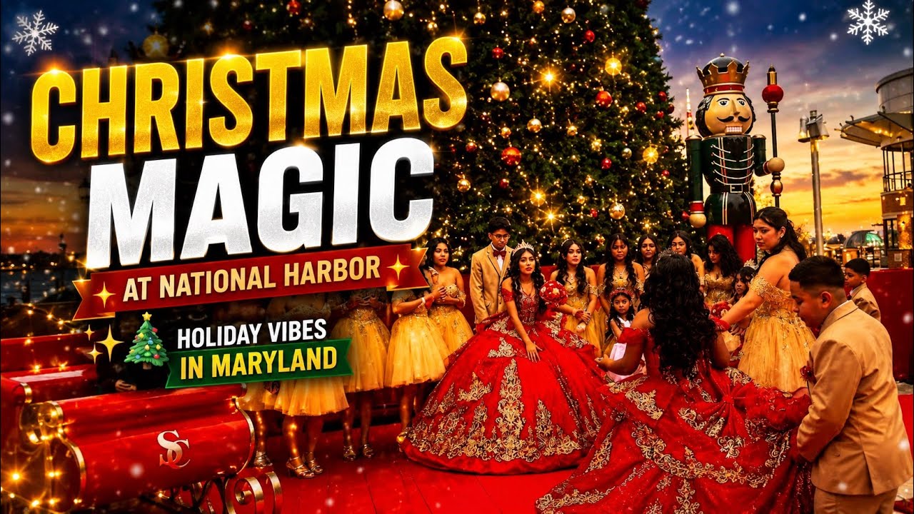 Christmas Magic at National Harbor ✨🎄 | Holiday Vibes in Maryland