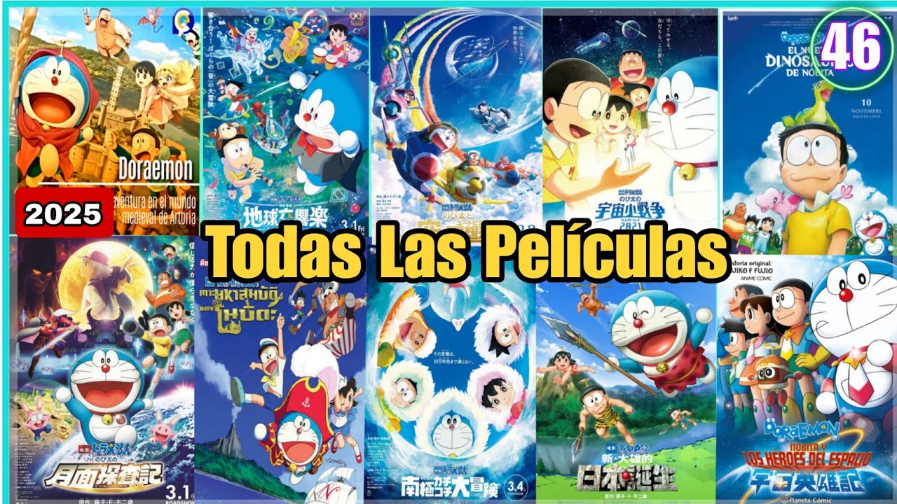 Todas las aventuras de Doraemon y Nobita