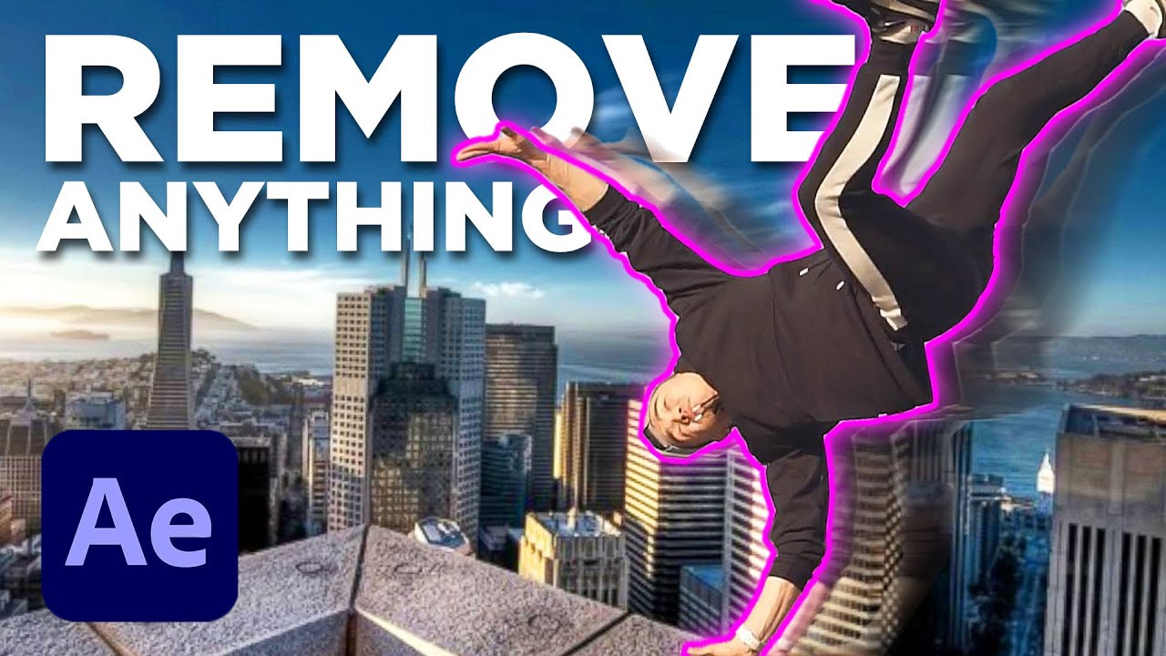 How to Remove Anything with the Roto Brush Tool | Easy After Effects Tutorial