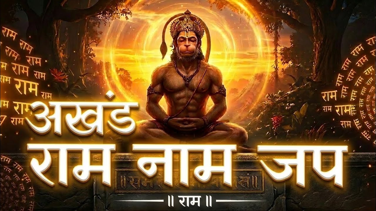 अखंड राम धुन || श्री राम जय राम जय जय राम || Nonstop Ram Dhun || For Prosperity And Happiness