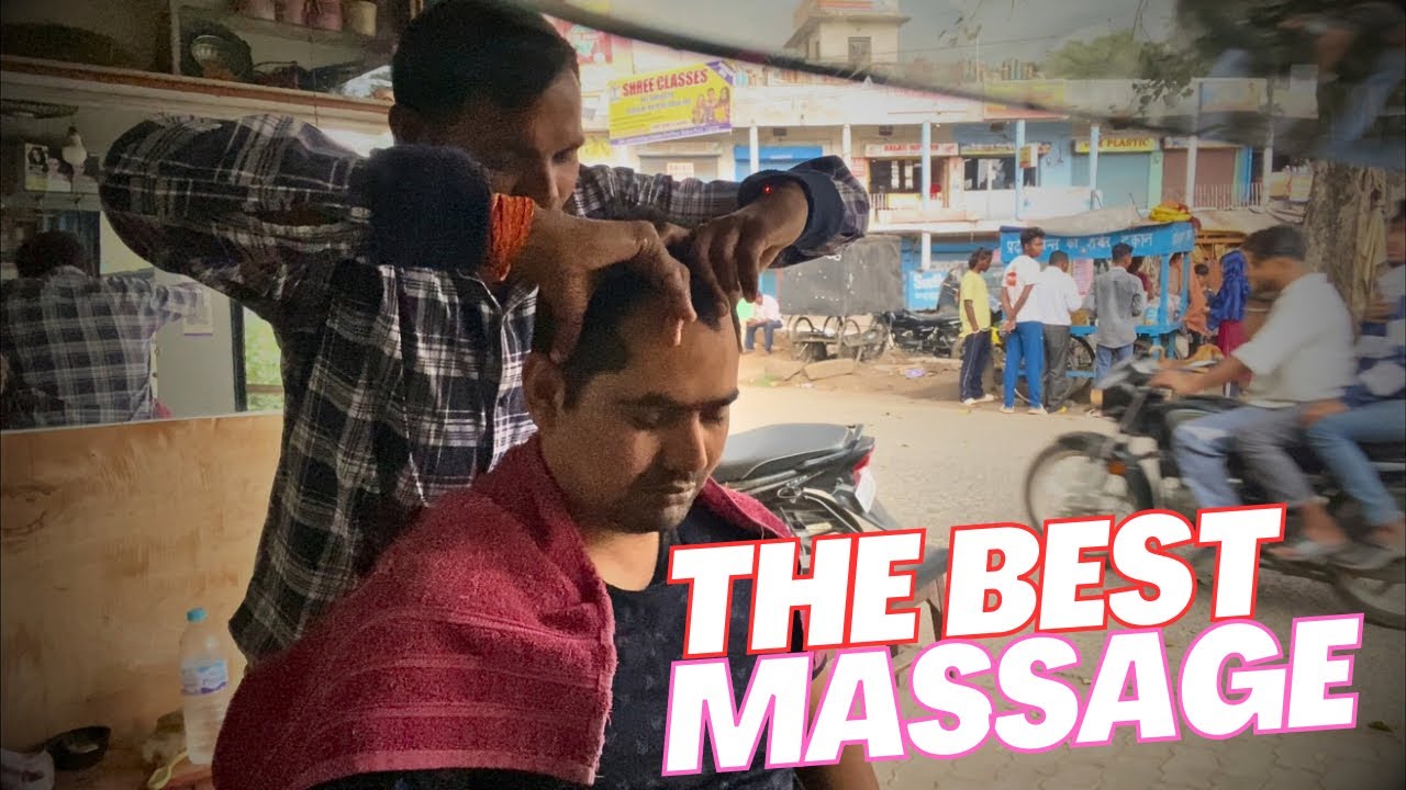 Best Relaxing Amazing Head Massage by Madhav | He is Almost SLEEP | ASMR