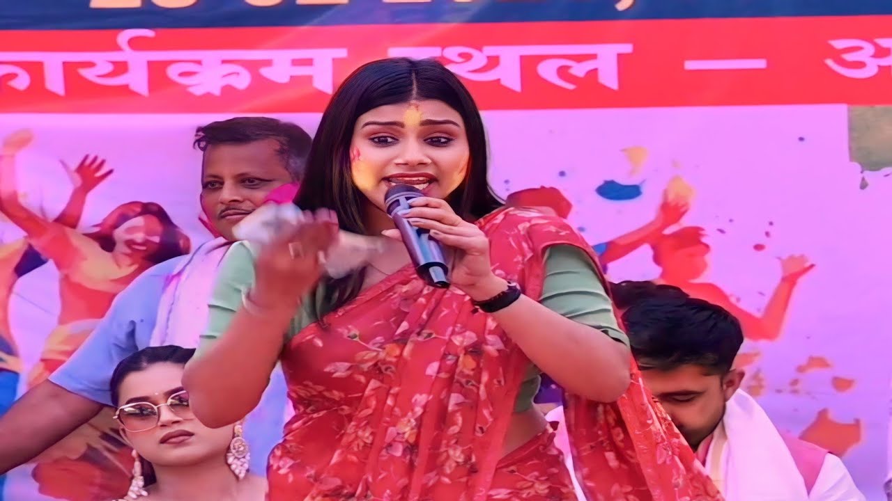 रितू राय होली मिलन समारोह आरा मशीन ननोऊर में//गोलू राजा स्टेज शो //डिंपल सिंह स्टेज शो होली मुकाबला 