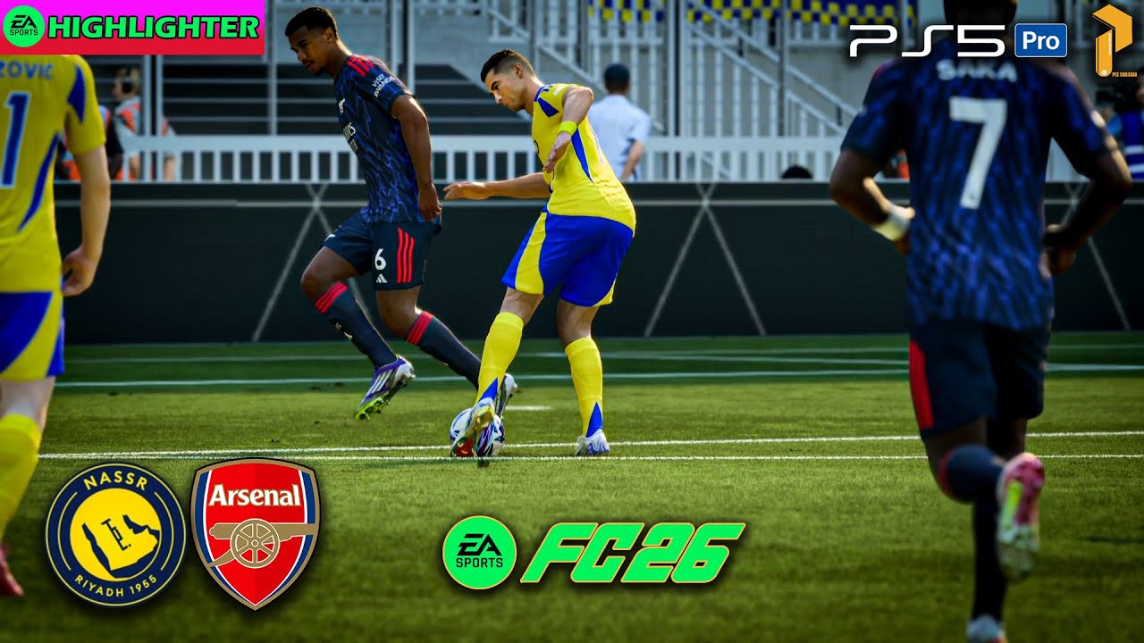 Al Nassr vs Arsenal 🔥 Stunning Goals & Replays | FC 26 PS5  