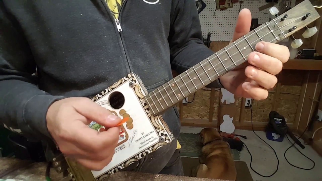 3 String Ukulele Cigar Box Guitar (#104)
