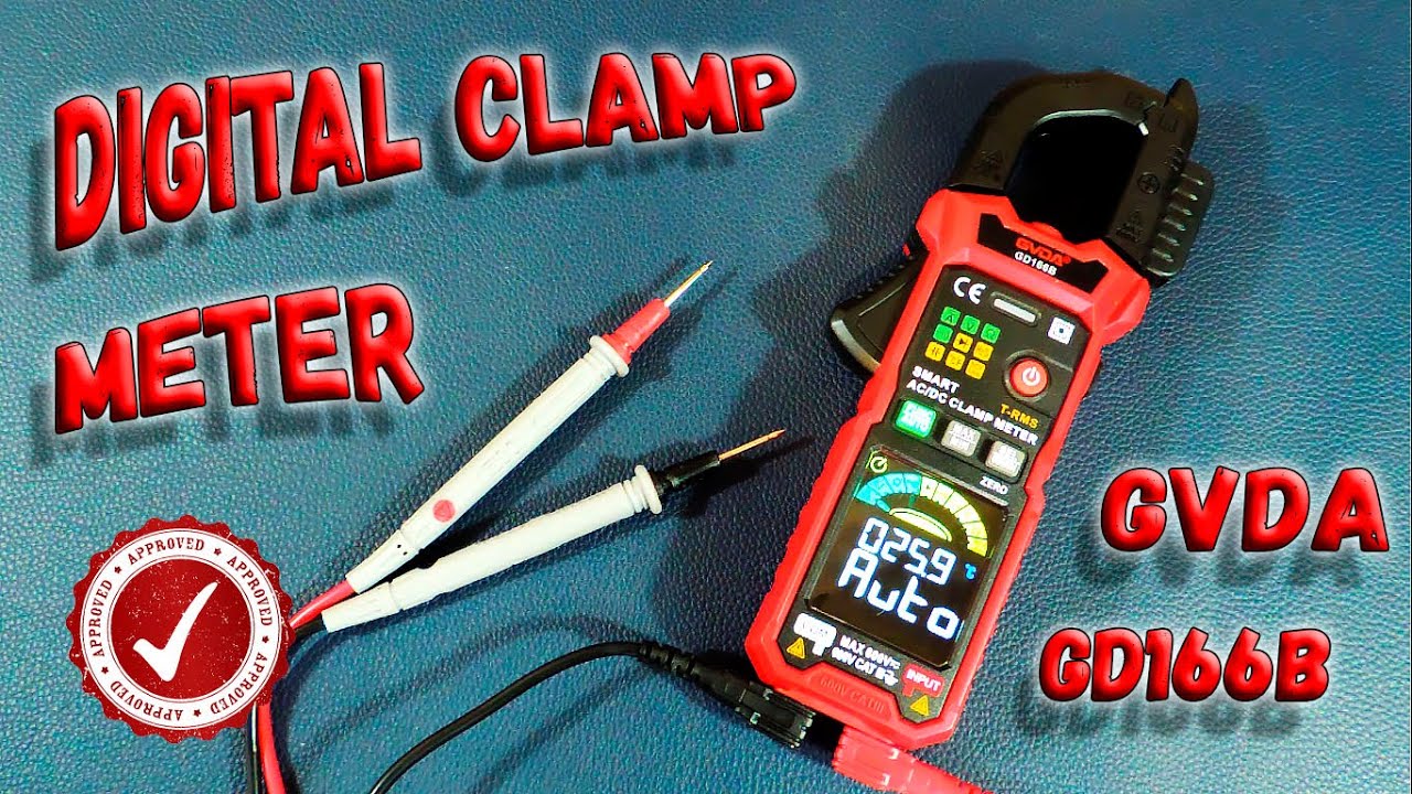 ✅ All the possibilities of current clamp meter! Verification and testing  GVDA GD166B. ✅