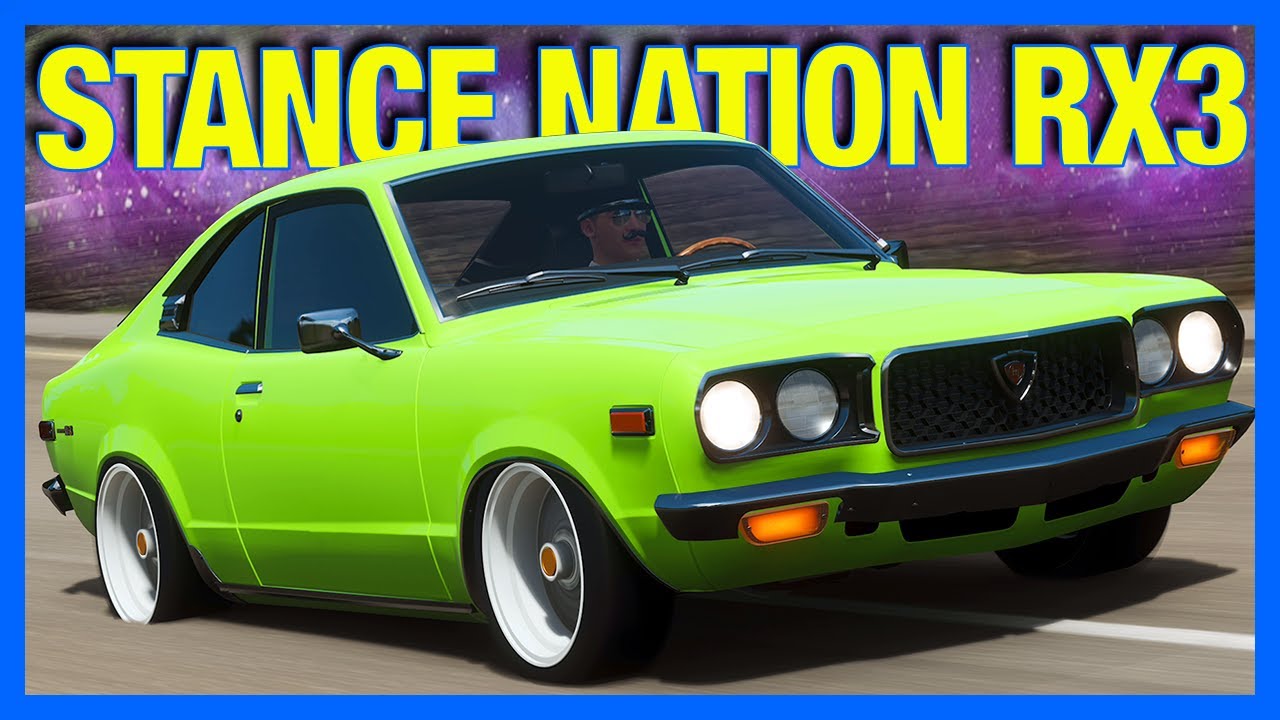 Forza Horizon 4 : The Stance Nation RX3!! (FH4 Mazda RX-3)