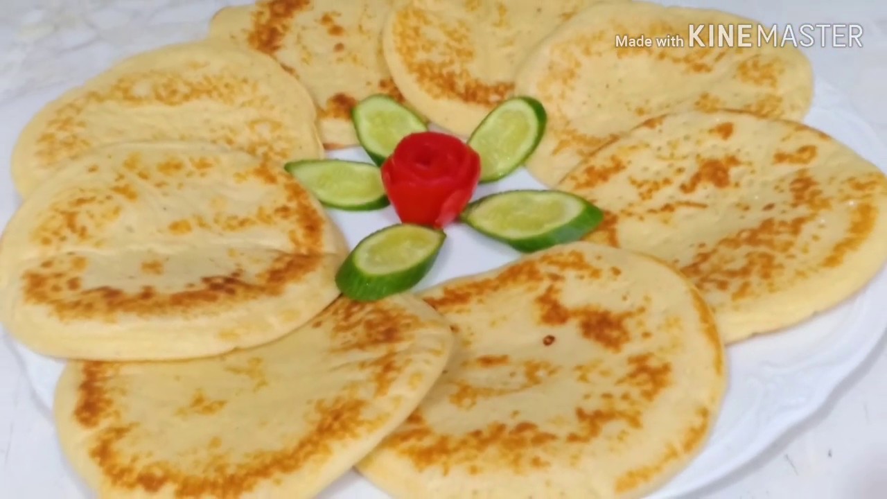 خبز البيض بدون فرن ولا عجن ولا تخمير 👍 اقتصادي 😋 سهل وسريع لفطار أو عشا