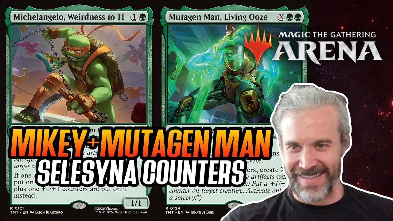 (MTG Arena) Mikey + Mutagen Man! Seleysna Counters — TMNT Early Access