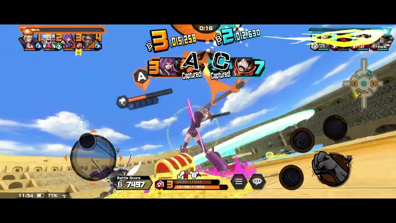 Bouty rush novo kuma ex com Boney Red attack 