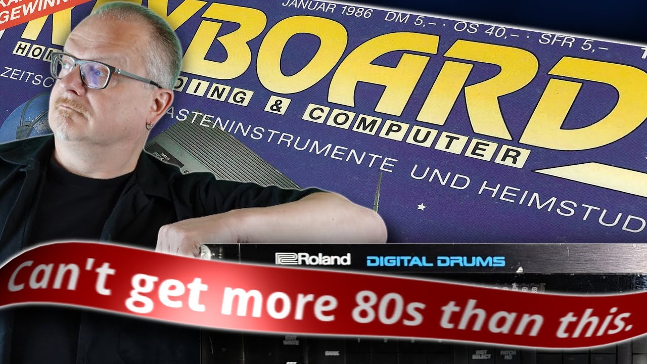 German KB-Magazin/January 1986 (EP.14) featuring the ROLAND DDR-30 Digital Drummodule.