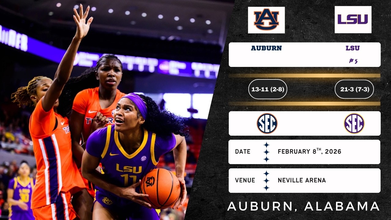 Auburn vs No. 5 LSU | SEC | 2.8.26