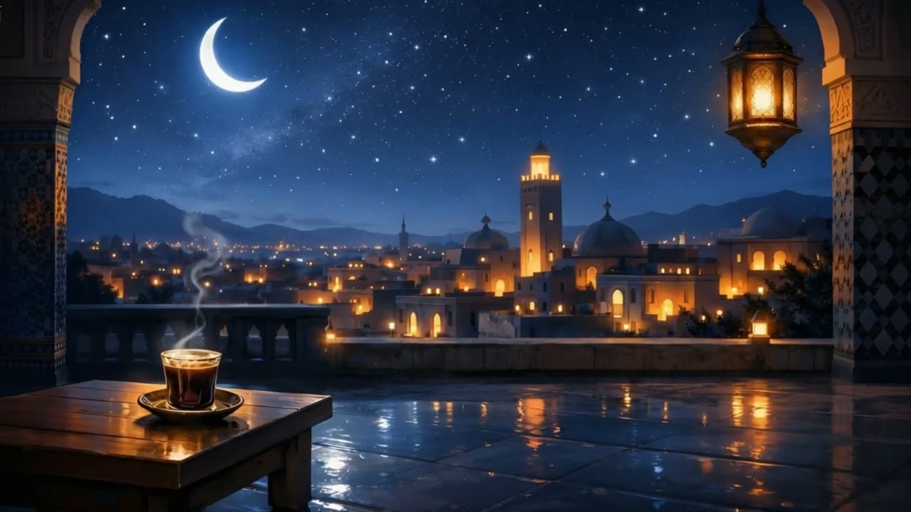 Ramadan Arabic Lofi #10 🌙 Calm Oud & Qanun Chillhop Instrumental